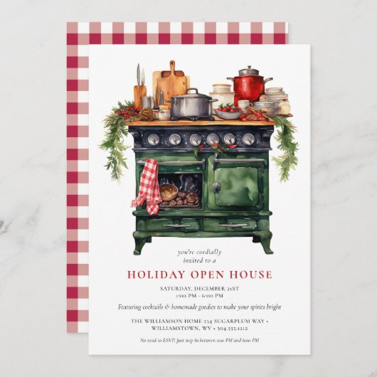 Waterverf: kerstfeestdag in het Parlement Kaart (Voorkant / Achterkant)