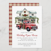 Waterverf: kerstfeestdag in het Parlement Kaart (Voorkant / Achterkant)