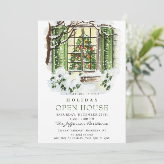 Waterverf: kerstfeestdag in het Parlement Kaart (Staand voorkant)