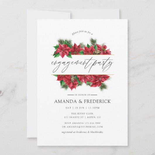 Waterverf kerstfeestdag kaart (Voorkant)