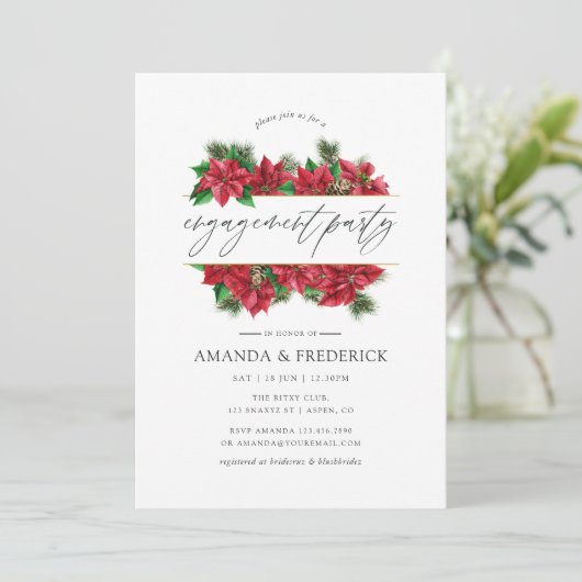 Waterverf kerstfeestdag kaart (Staand voorkant)