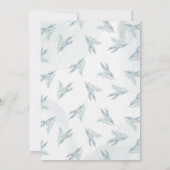 Waterverf kerstfeestdag kaart (Achterkant)