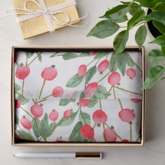 Waterverf kerstfeestdag tissuepapier (Geschenk)