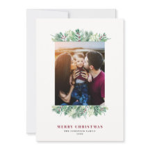 Waterverf kerstfeestelijke brief