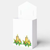 Waterverf kerstfeestvieren bedankdoosjes (Geopend)