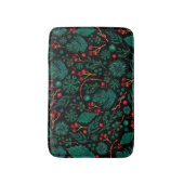 Waterverf kerstflessenpatroon | Bath Mat (Voorkant Verticaal)