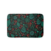 Waterverf kerstflessenpatroon | Bath Mat (Voorkant)
