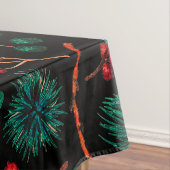 Waterverf kerstflessenpatroon | Tablecloth Tafelkleed (Voorbeeld)
