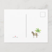 Waterverf kerstfoto Nativiteit Aankondigingskaart (Achterkant)