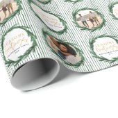 Waterverf - kerstfoto ' s met mest en stripe cadeaupapier (Rol Hoek)