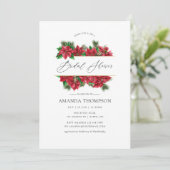 Waterverf kerstgeometrisch Vrijgezellenfeest Kaart (Staand voorkant)