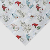 Waterverf kerstgnomen tissuepapier (Detail)