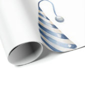 Waterverf kerstgnoompatroon cadeaupapier (Rol Hoek)