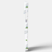 Waterverf kerstgolfclubs en Tennis-racks Case-Mate iPhone Case (Achterkant / Links)