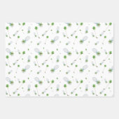 Waterverf kerstgolfclubs en Tennis-racks Inpakpapier Vel (Voorkant)