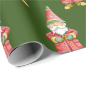 Waterverf kerstgrint cadeaupapier (Rol Hoek)