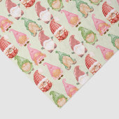 Waterverf kerstgrint tissuepapier (Detail)