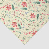 Waterverf kerstgroene rode flessen lichtgroen tissuepapier (Detail)