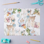 Waterverf kerstherten en wintervogels tissuepapier (Craft)