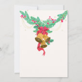 Waterverf kerstkaarsen kaart (Achterkant)