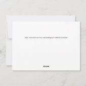 Waterverf kerstkaart met Yorkshire Terrier (Achterkant)