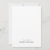 Waterverf Kerstkat - Niet Foto Vakantie Kaart (Achterkant)