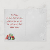 Waterverf Kerstkatten van Dierenkliniek Feestdagenkaart (Achterkant)