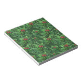 Waterverf Kerstkerst Holly Berries Notitieblok (Schuin)