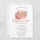 Waterverf Kerstkerst Rood kerstfeest Kaart (Voorkant)