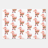 Waterverf kerstkerstkerstkerstcadeautje inpakpapier vel (Voorkant)