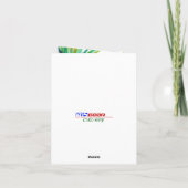 Waterverf kerstkeuken Cadeaus Feestdagen Kaart (Achterkant)