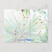 Waterverf kerstkeuken Cadeaus Feestdagenkaart (Achterkant)