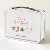 Waterverf kerstkoekje drink snoepriet (Achterkant)