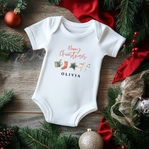 Waterverf kerstkoekje drink snoepriet romper