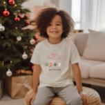 Waterverf Kerstkoekje drink snoepriet T-S T-shirt<br><div class="desc">Een leuke feestelijke vormgeving met waterverf winterfavorieten - warme chocolade,  snoepriet,  kousen. Vrolijk kerstfeest in het hedendaagse script lettertype,  perfect om het vakantieseizoen te vieren. Kan bewerkt worden,  een deel van een collectie.</div>