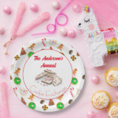 Waterverf kerstkoekjes Exchange Papieren Bordje (Feest)