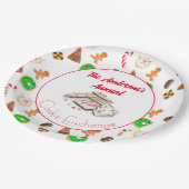 Waterverf kerstkoekjes Exchange Papieren Bordje (Gekanteld)