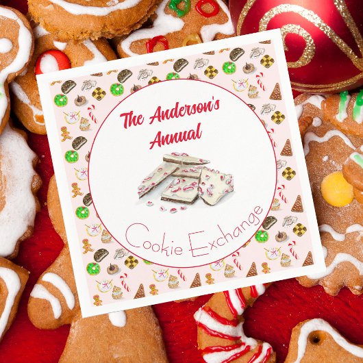 Waterverf kerstkoekjes Exchange Servet