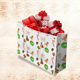 Waterverf kerstkoekjes groot cadeauzakje
