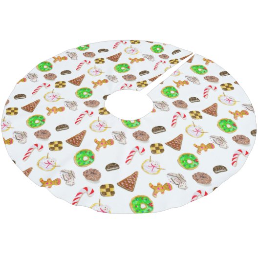 Waterverf kerstkoekjes kerstboom rok (Gekanteld)