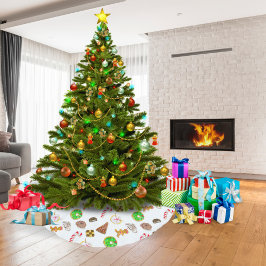 Waterverf kerstkoekjes kerstboom rok