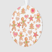 waterverf kerstkoekjes met gebak ornament (voorkant)