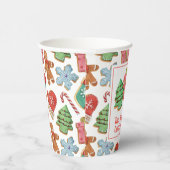 Waterverf kerstkoekjes papieren bekers (Rechts)