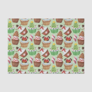 Waterverf kerstkoekjes tissuepapier