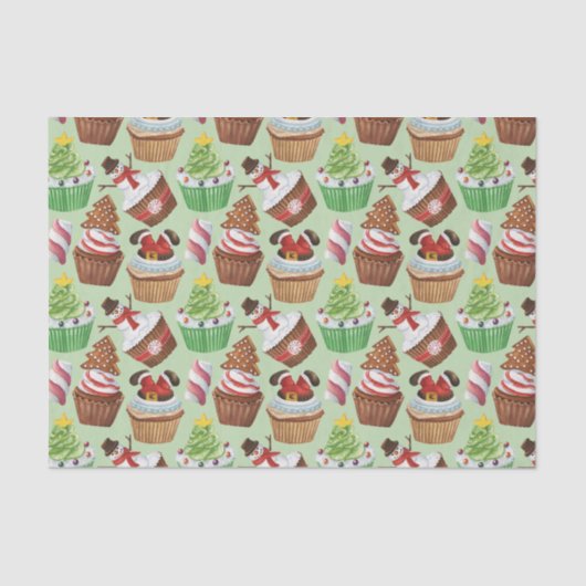 Waterverf kerstkoekjes tissuepapier (Voorkant)
