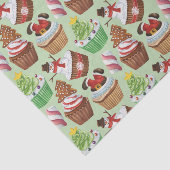 Waterverf kerstkoekjes tissuepapier (Detail)
