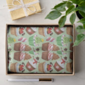 Waterverf kerstkoekjes tissuepapier (Geschenk)