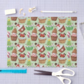 Waterverf kerstkoekjes tissuepapier (Craft)