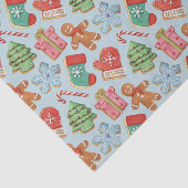 Waterverf kerstkoekjes tissuepapier (Detail)