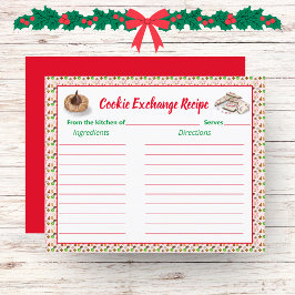 Waterverf kerstkoekjes uitwisselingsrecept